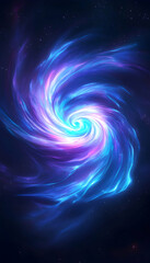 Cosmic swirl nebula, vibrant colors, space backdrop; ideal phone wallpaper