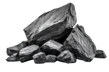 Coal extraction process mining site industrial material earthy environment close-up view energy resource management