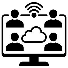 Online Conference Icon