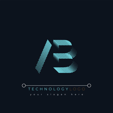 V and B logo design. VB abstract technology logo. This logo design is the process of creating a visual symbol that represents a brand, company, or individual.