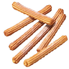 cinnamon sticks isolated on white background