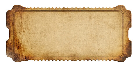 Rustic Antique Event Ticket Template