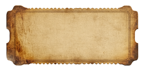 Rustic Antique Event Ticket Template