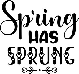 spring has sprung