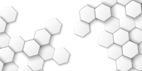 The Intersection of Geometry and Technology: Delving into the Abstract World of 3D Hexagonal Grids Set Against Monochromatic Digital Backdrops