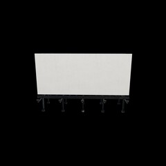 Fototapeta premium 3D Rooftop Billboard