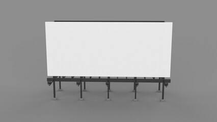 Obraz premium 3D Rooftop Billboard