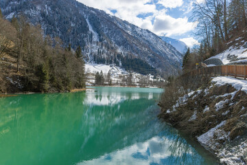 Landschaftspanorama, Klammsee, Kaprun, Salzburg
