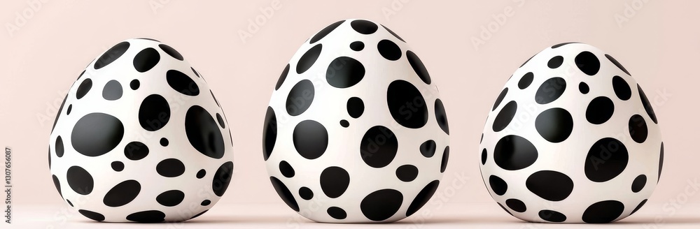 Poster a modern set of dot grain texture circles consists of abstract black spheres with a gradient stipple