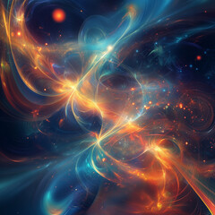 Fototapeta premium visualization of space