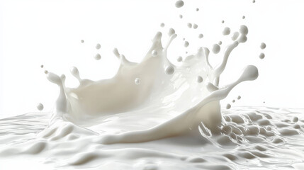 White milk dripping