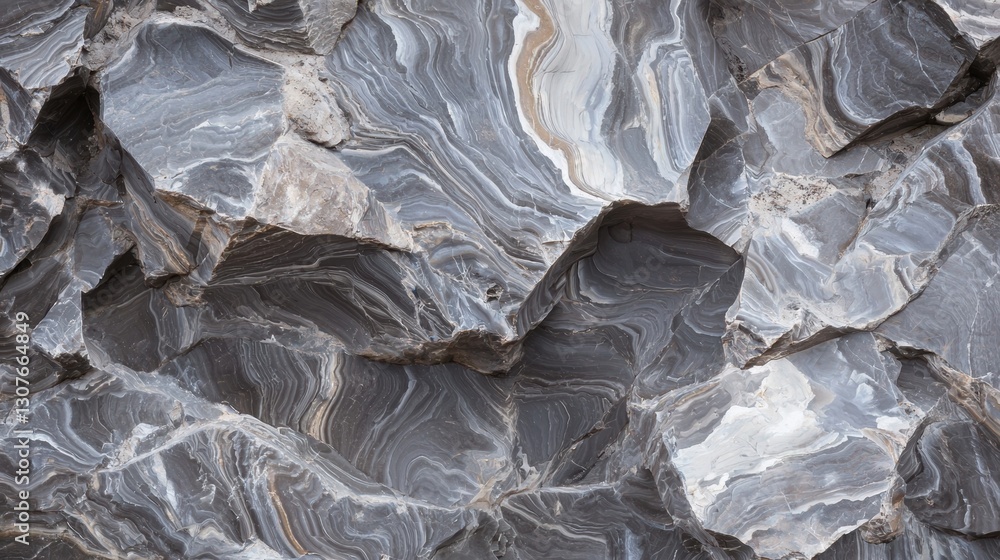 Poster close-up of a rock surface. the rock appears to be made up of different sizes and shapes, with some 