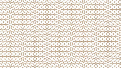 Brown and white abstract seamless pattern with white tracery decor