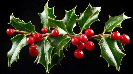Shrubs, leaves, and red fruits