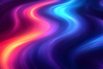 Abstract vibrant wavy colors background