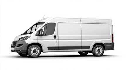 A white box truck