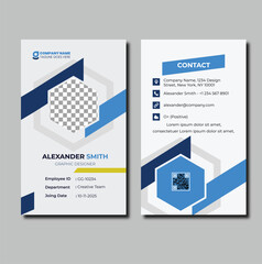 Modern Business ID Card Layout