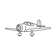 Airplane icon vector illustration artwork