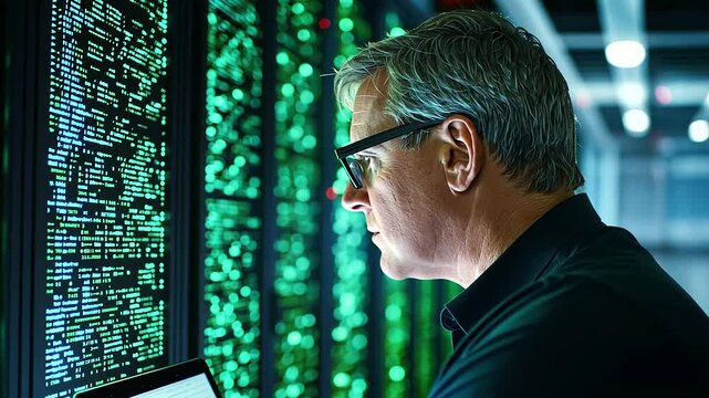 A data engineer seamlessly merges AI, cloud computing, and big data analytics for innovative solutions.