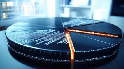 Data visualization insights corporate office infographic design modern workspace aerial view data-driven decision making