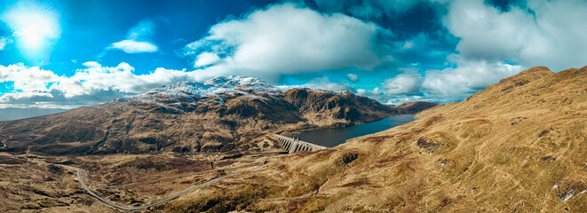 Ben Lawers Dam. Perthshire. Scotland.