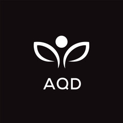 AQD Letter Initial Logo Design Template Vector Illustration