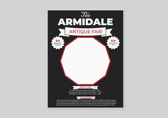 Modern vintage flyer design