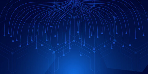 Abstract dot white blue pattern gradient texture technology background.vector eps10