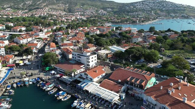 Izmir old foca coastline