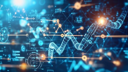 Pill with DNA is a graphic representing the concept of health care technology. 