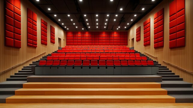 Scholarly exploration of acoustical architecture featuring sound absorbing panels reverberation control elements and spatial tuning for auditoriums and performance spaces
