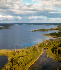 By Lake Sivers. Latvia, in the countryside of Latgale.