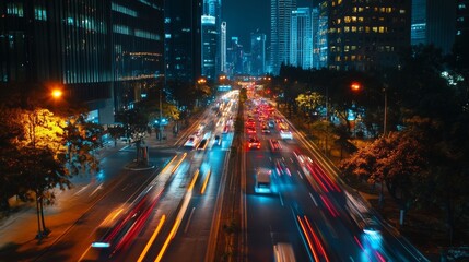 Obraz premium Smart cities use technology to make city services more connected and interactive. 