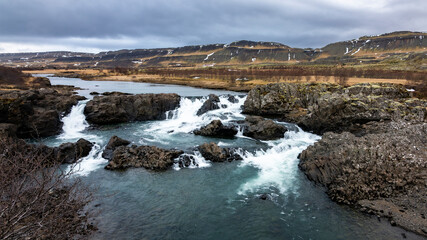 Waterfall in iceland 