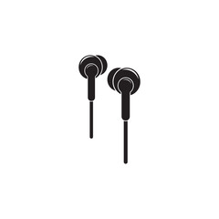 earphone logo vector icon design. headphone icon design, headset icon illustration design.