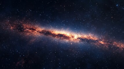 Obraz premium The Milky Way at the farthest edge of the universe