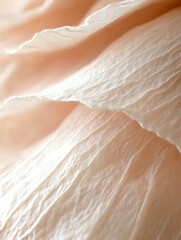 Delicate Paper Layers: Subtle Peach Tones and Refined Texture Display