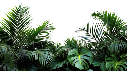 Lush green leaves
