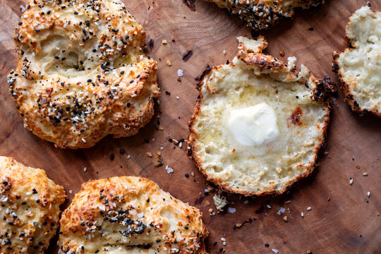 Cottage Cheese Everything Bagel