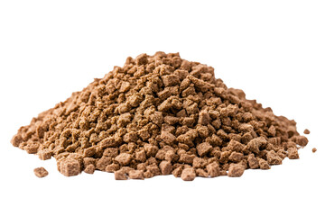 Cat litter filler isolated on white or transparent background