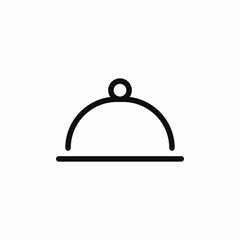 food cover icon sign vector