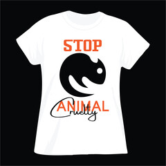 STOP ANIMAL CRUELTY, animal, stop, T Shirt vectors, icons, clipart graphics, and backgrounds 