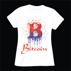 Bitcoin T Shirt Design,  Vectors,  Crypto T Shirt, 