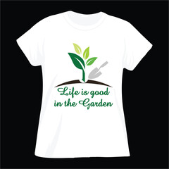 Gardening T-shirt Design, T Shirt,  Vector,  T Shirt Design.
