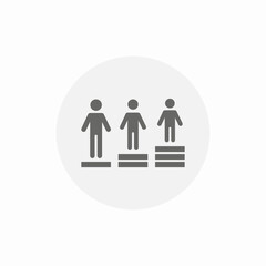 supply equality icon sign vector