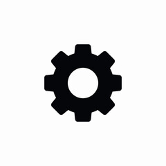 settings gear modify icon sign vector