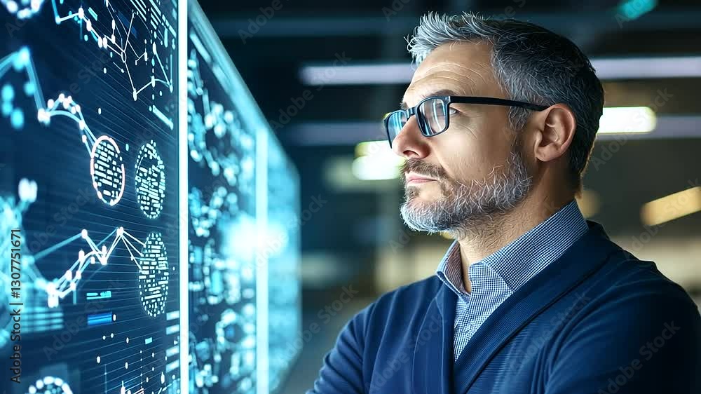 Aufkleber a modern office environment focused on enhancing ai and data science capabilities.