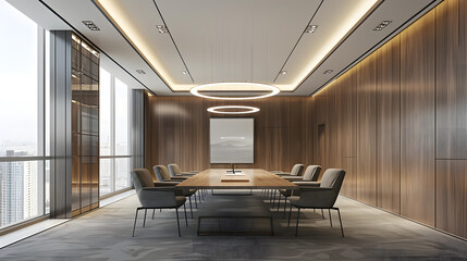 Fototapeta premium modern city office interior