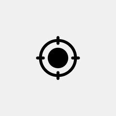 Target icon logo flat vector design