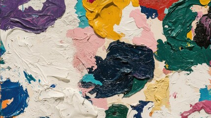 Naklejka premium Abstract colorful paint palette